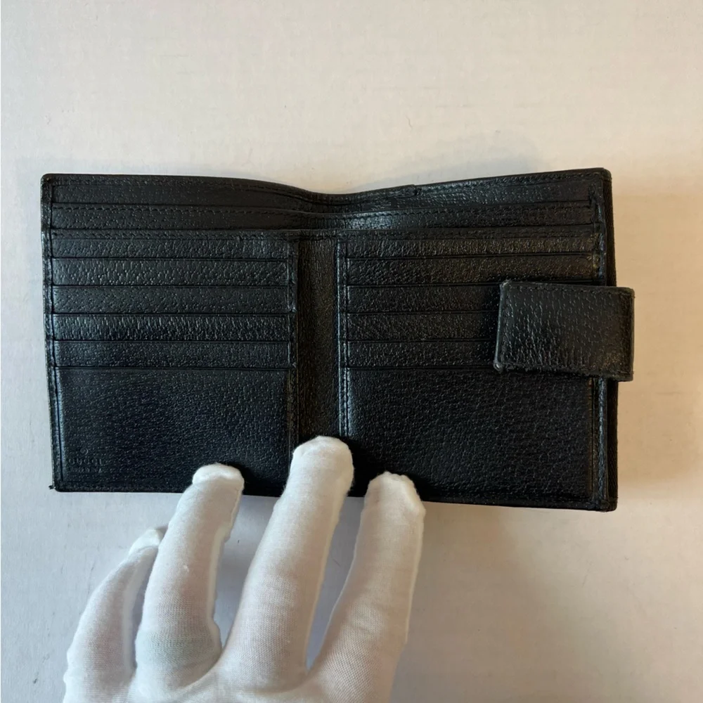 Gucci GG‎ Canvas Leather compact, Bifold Wallet - Picture 7 of 15